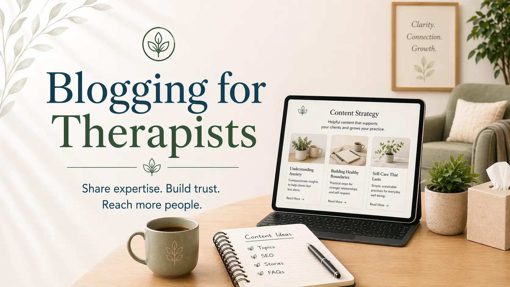Blogging for therapists that ranks and converts with clinician authorship and YMYL-compliant content in 2026