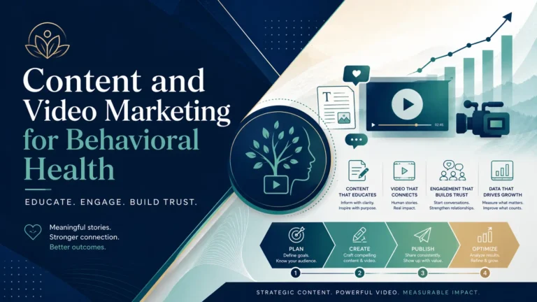 Content and video marketing strategy for behavioral health practices driving organic patient discovery in 2026